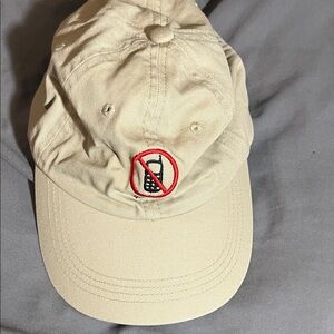 GILMORE GIRLS adjustable cap from Warner Bros. Cream Cap with Black Embroidery